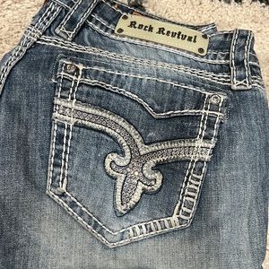 Womens Rock Revival Jeans Size 32, Excellent Condition